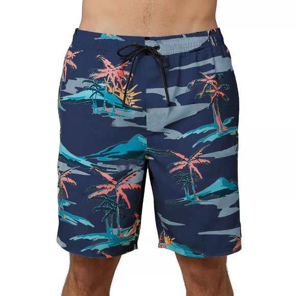 O'Neill Swim Mens Oneill Cabana 8 Volley Swim Shorts Size Medium